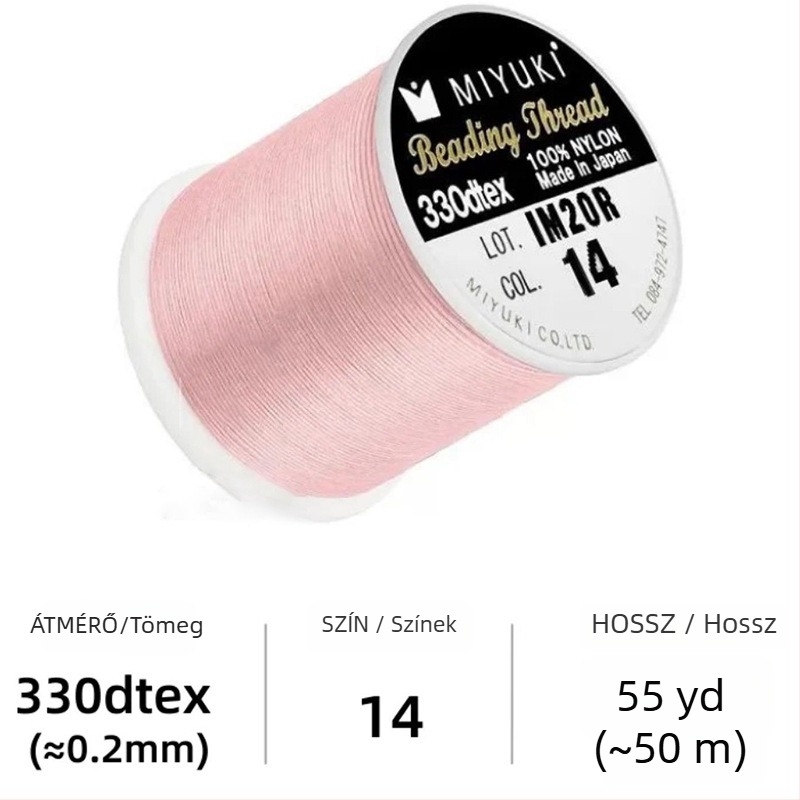 Gyöngyfonal, nylon fonat DIY ékszerkészítéshez