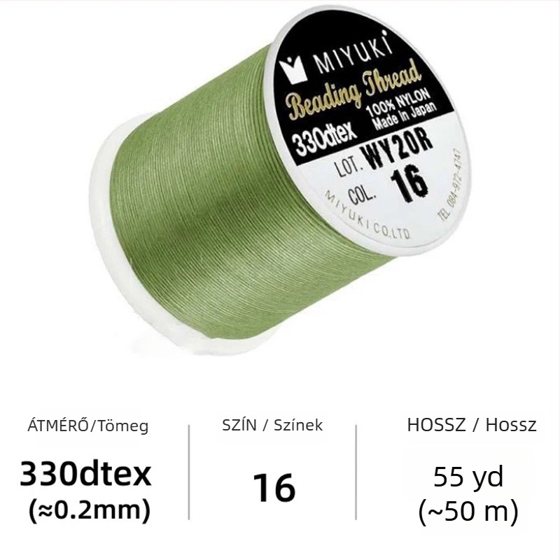 Gyöngyfonal, nylon fonat DIY ékszerkészítéshez
