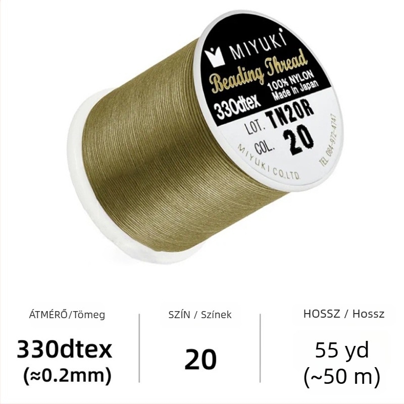 Gyöngyfonal, nylon fonat DIY ékszerkészítéshez