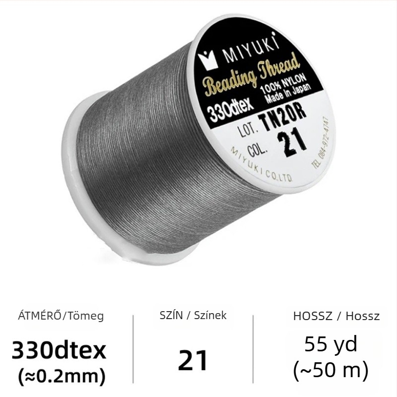 Gyöngyfonal, nylon fonat DIY ékszerkészítéshez