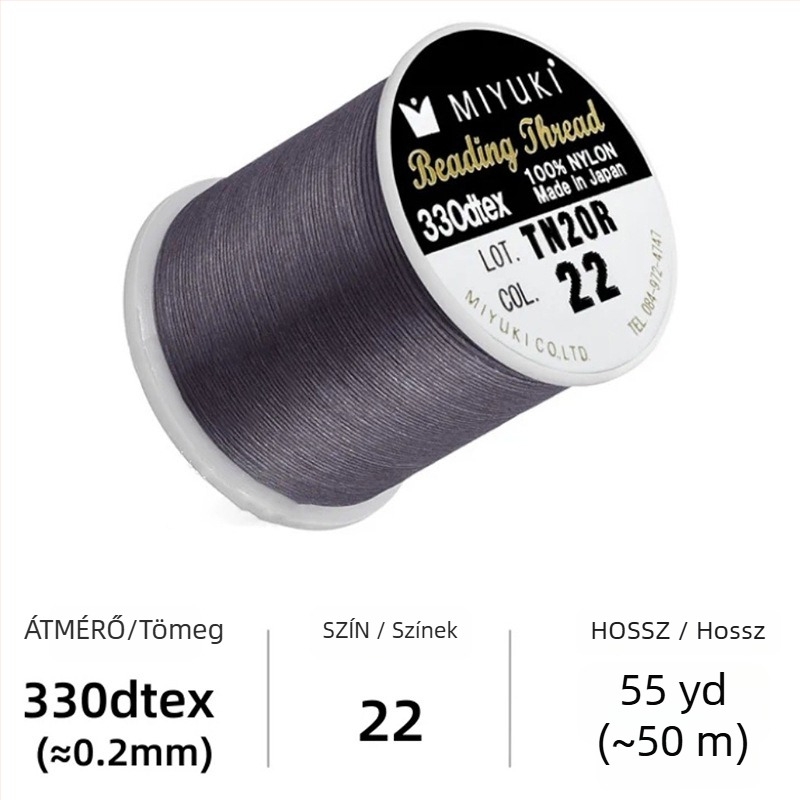 Gyöngyfonal, nylon fonat DIY ékszerkészítéshez