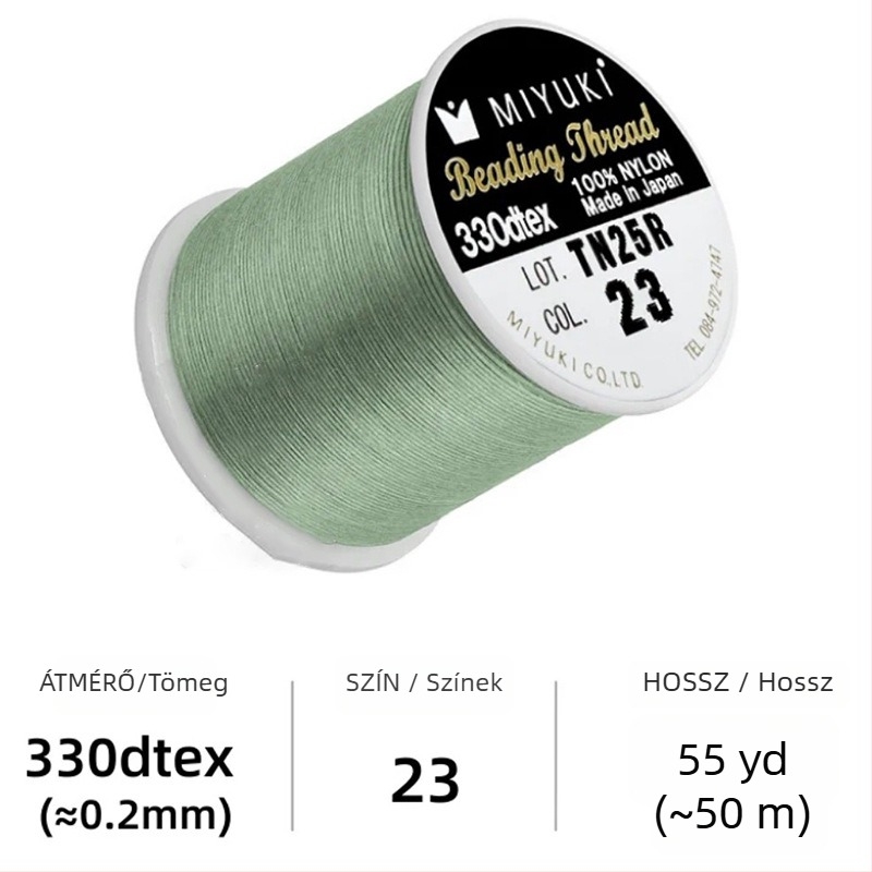 Gyöngyfonal, nylon fonat DIY ékszerkészítéshez