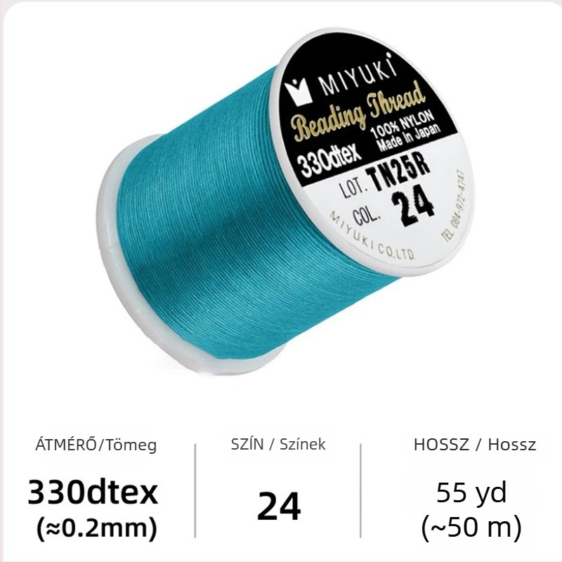 Gyöngyfonal, nylon fonat DIY ékszerkészítéshez