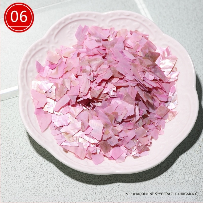 Természetes kagyló ultra vékony töredékei körömdíszítéshez, DIY brooch és hajcsat díszítésére, gyöngyház-bevonattal