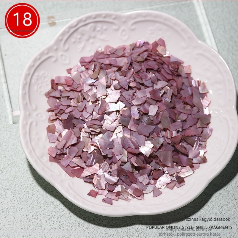 Természetes kagyló ultra vékony töredékei körömdíszítéshez, DIY brooch és hajcsat díszítésére, gyöngyház-bevonattal