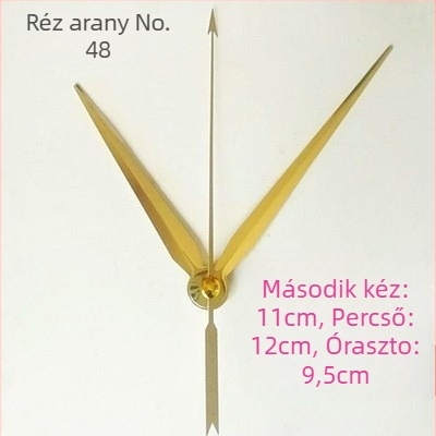 Óra fém számlappal, műanyag házzal, elemmel működik