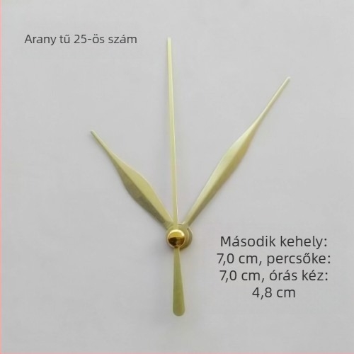 Óra fém számlappal, műanyag házzal, elemmel működik