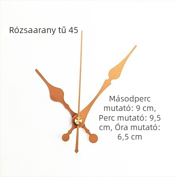 Óra fém számlappal, műanyag házzal, elemmel működik