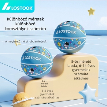Gyerekeknek edzőlabda – kopásálló gumi, csúszásmentes felület, méretek 3/4/5, kültéri használatra