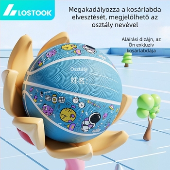 Gyerekeknek edzőlabda – kopásálló gumi, csúszásmentes felület, méretek 3/4/5, kültéri használatra