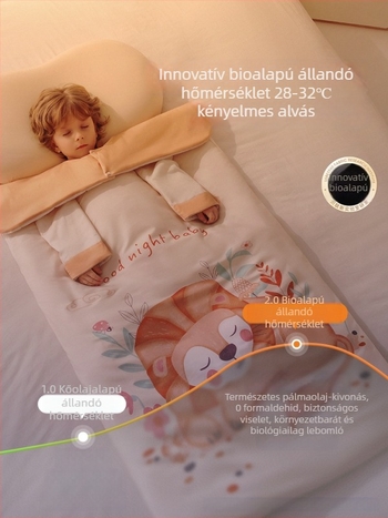 Belleptide Gyermek Hálózsák tavasz–ősz–tél, állandó hőmérséklet, kétfunkciós minden évszakra