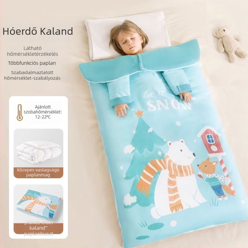 Belleptide Gyermek Hálózsák tavasz–ősz–tél, állandó hőmérséklet, kétfunkciós minden évszakra