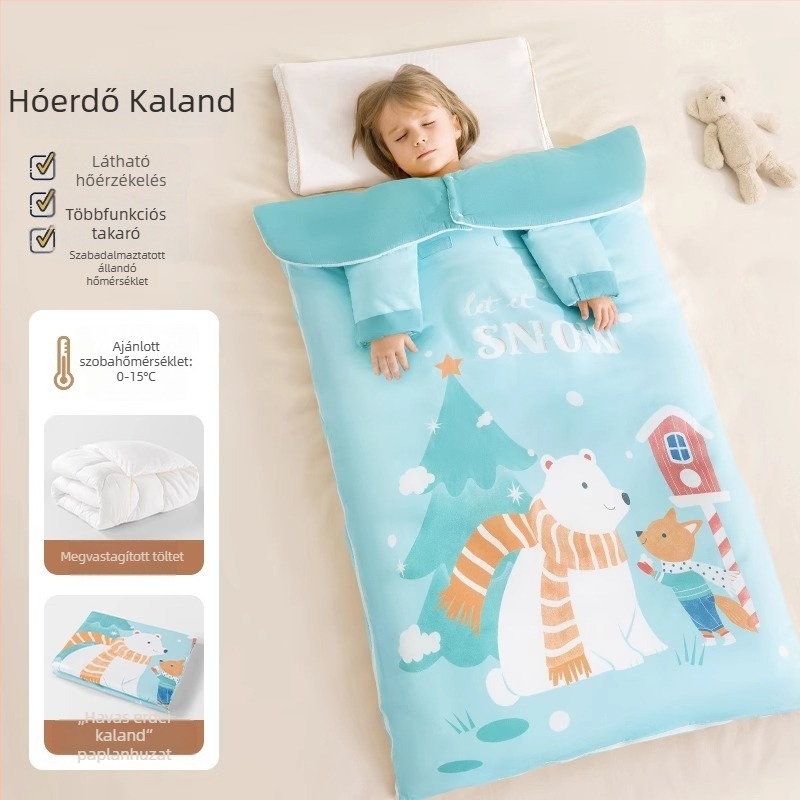 Belleptide Gyermek Hálózsák tavasz–ősz–tél, állandó hőmérséklet, kétfunkciós minden évszakra