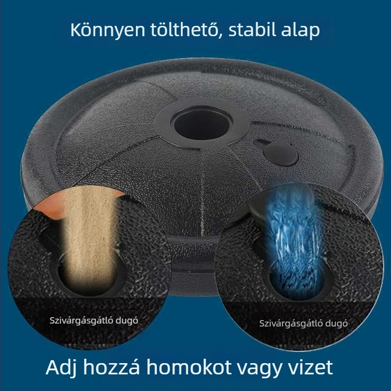 Gyerekeknek szóló állítható kosárállvány bel- és kültéri használatra, vasvázas kosárral