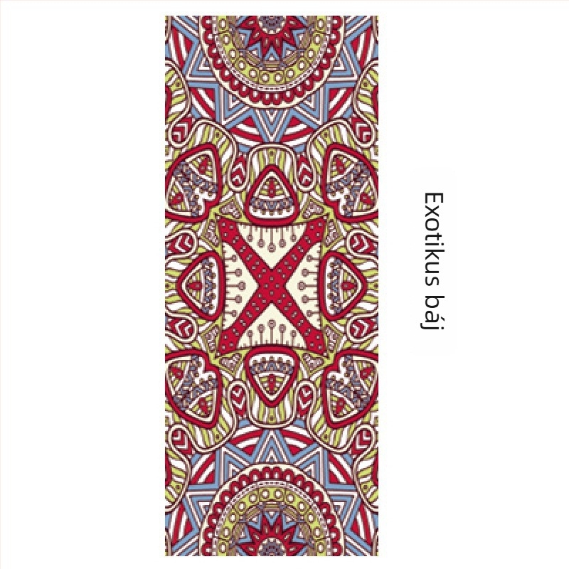 Vastag anti-slip jóga törölköző nyomtatott mintával – Márka Yuqi, Modell 2nHFceBp