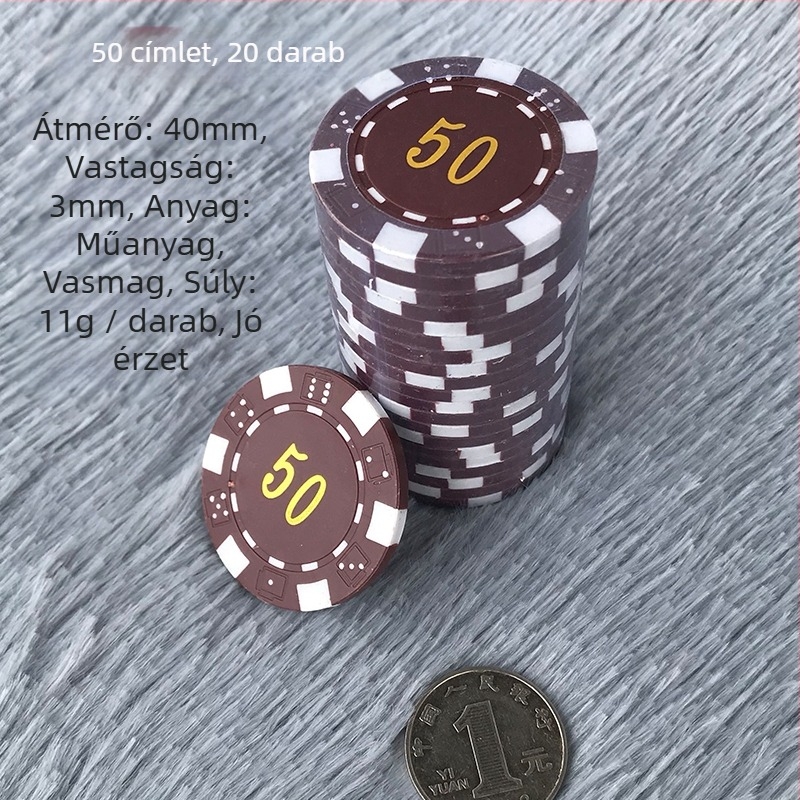 Chip-pálca mahjong asztalokhoz és automata mahjong gépekhez – 1 darab, anyag: más