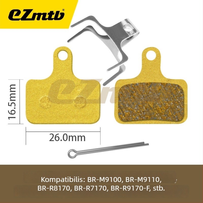 EZmtb Fém fékbetét hegyi és országúti kerékpárokhoz MT200ZEER9170RED CODEGUIDE