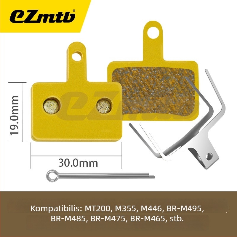 EZmtb Fém fékbetét hegyi és országúti kerékpárokhoz MT200ZEER9170RED CODEGUIDE