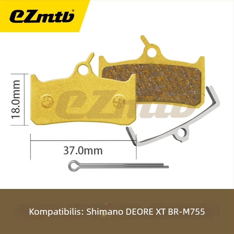 EZmtb Fém fékbetét hegyi és országúti kerékpárokhoz MT200ZEER9170RED CODEGUIDE