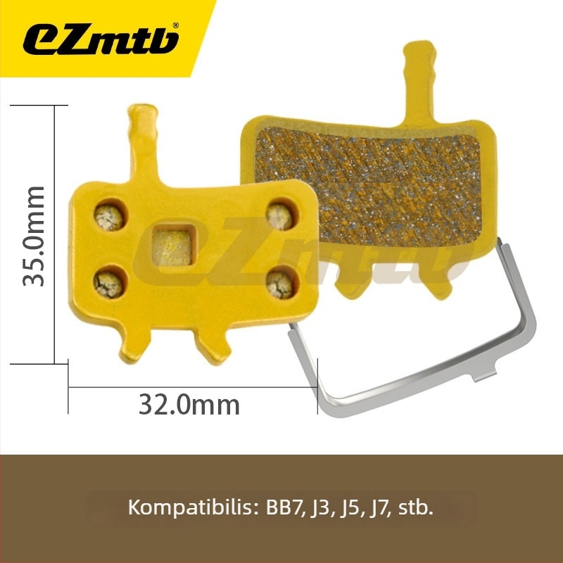 EZmtb Fém fékbetét hegyi és országúti kerékpárokhoz MT200ZEER9170RED CODEGUIDE