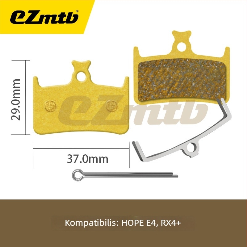 EZmtb Fém fékbetét hegyi és országúti kerékpárokhoz MT200ZEER9170RED CODEGUIDE