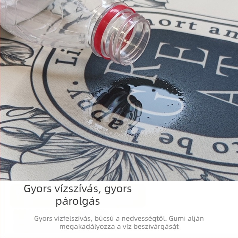 Fürdőszobai padlómat diatomitiszappal, virágos minta, nyomtatott, mosható, testreszabható