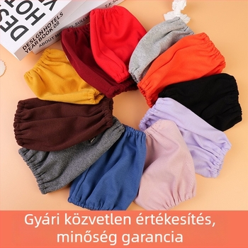 Gyerekeknek készült pamut ujjvédők, szennyeződésálló, 0–8 éveseknek, uniszex, japán-koreai stílus, téli, tavaszi és őszi szezonra