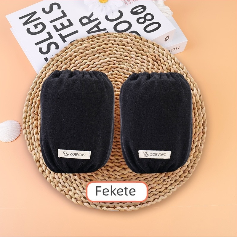 Gyerekeknek készült pamut ujjvédők, szennyeződésálló, 0–8 éveseknek, uniszex, japán-koreai stílus, téli, tavaszi és őszi szezonra