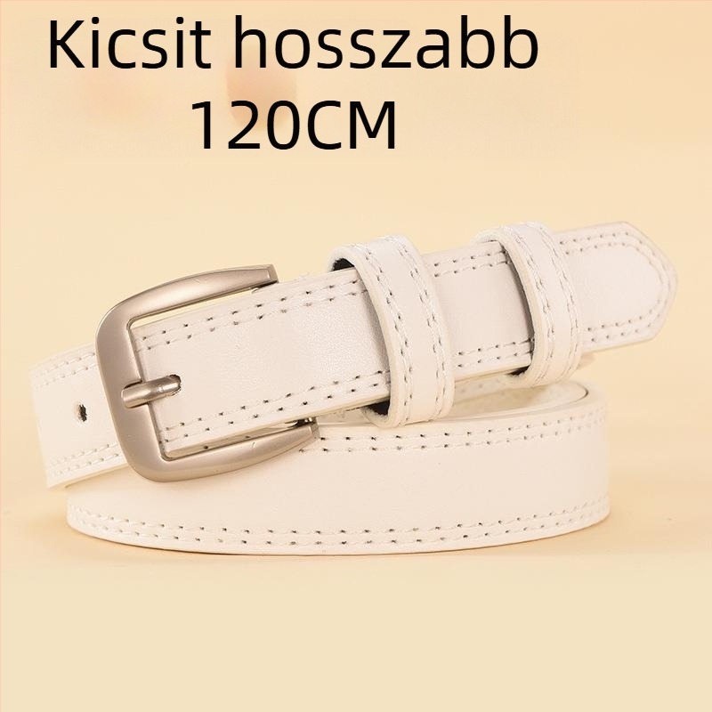 Női vékony dekoratív öv (anyag: más; csat: ötvözet; zárás: tűs csattal; szélesség: vékony (<2 cm); stílus: elegáns, könnyű lux)