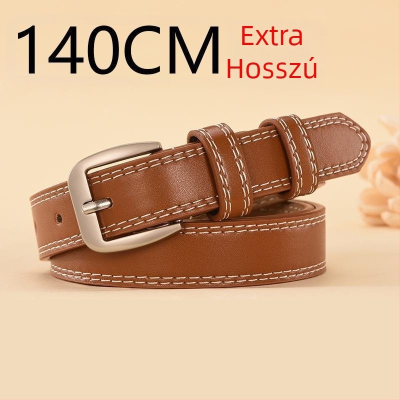 Női vékony dekoratív öv (anyag: más; csat: ötvözet; zárás: tűs csattal; szélesség: vékony (<2 cm); stílus: elegáns, könnyű lux)