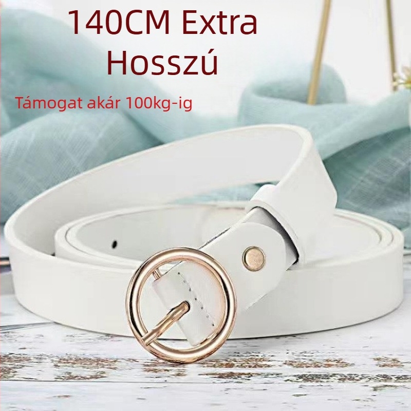 Női vékony dekoratív öv (anyag: más; csat: ötvözet; zárás: tűs csattal; szélesség: vékony (<2 cm); stílus: elegáns, könnyű lux)