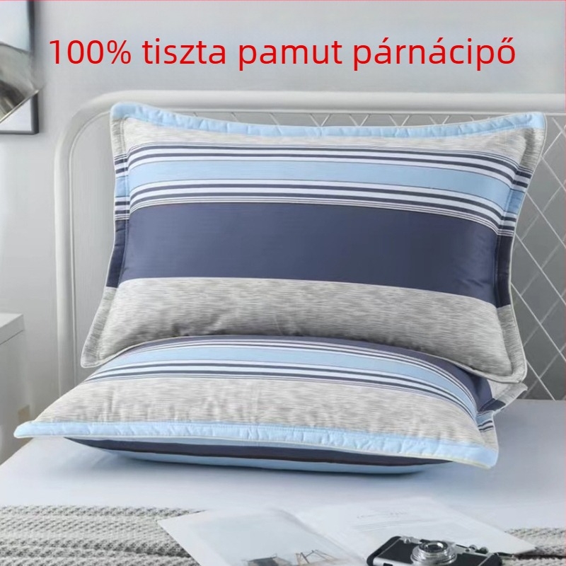 Párnahuzat, 100% pamut, twill szövés, reaktív festés, modern egyszerű stílus