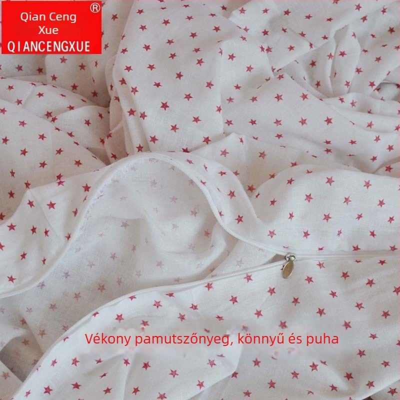 Paplanhuzat 100% pamutból, virágmintás, digitális nyomtatás, modern minimalista stílus