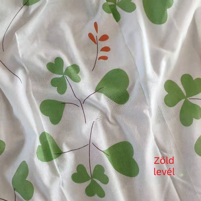 Paplanhuzat 100% pamutból, virágmintás, digitális nyomtatás, modern minimalista stílus