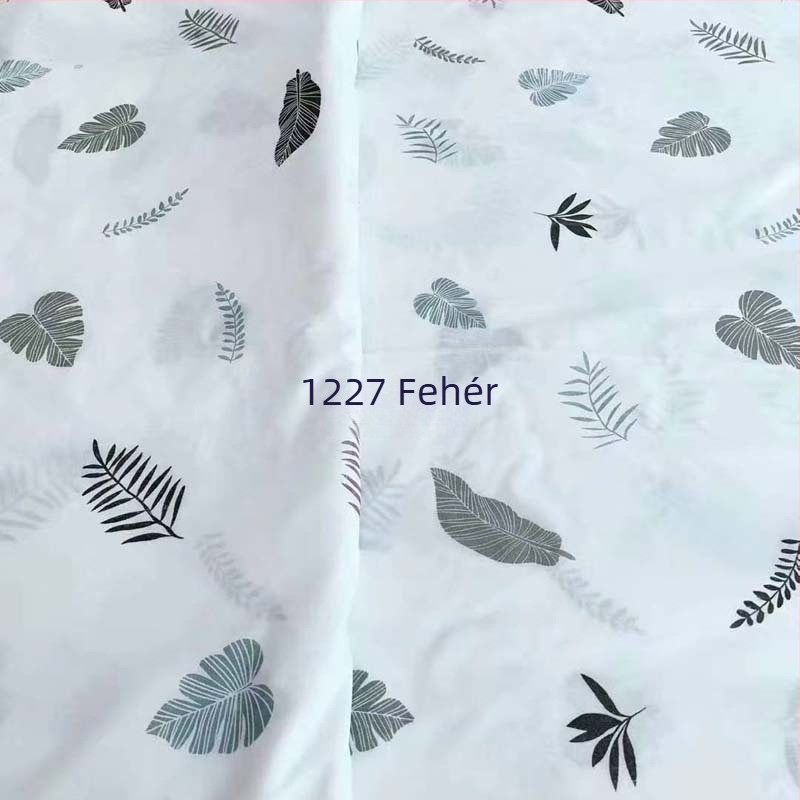 Paplanhuzat 100% pamutból, virágmintás, digitális nyomtatás, modern minimalista stílus