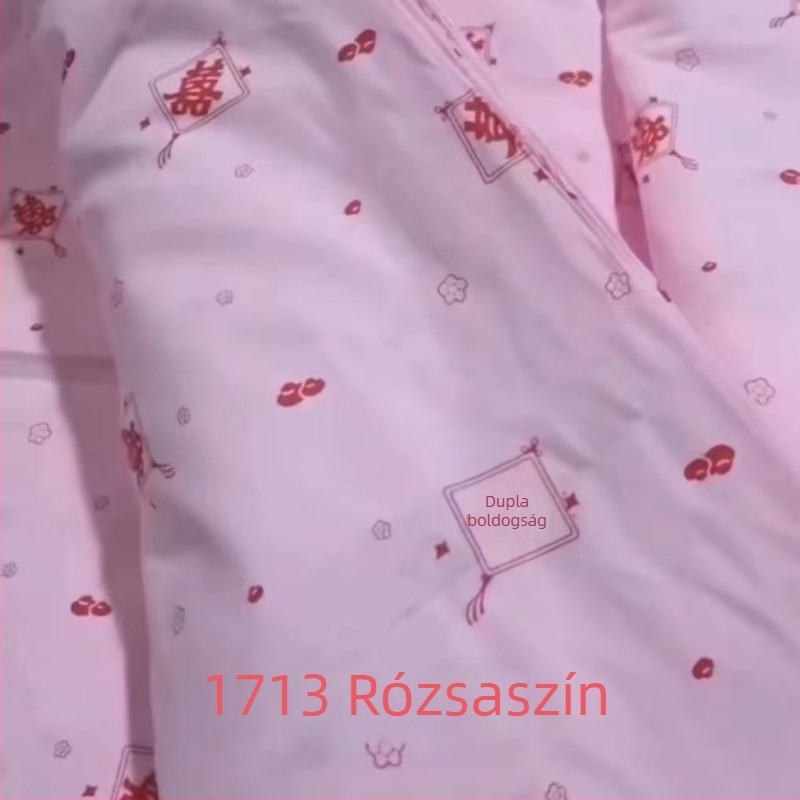 Paplanhuzat 100% pamutból, virágmintás, digitális nyomtatás, modern minimalista stílus