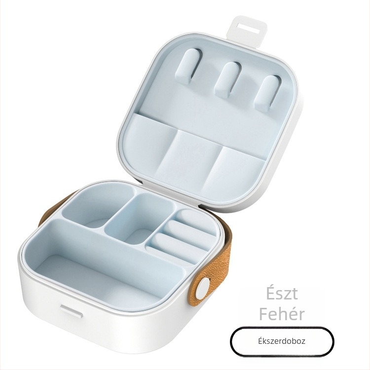 Ékszerdoboz műanyagból, casual stílus, kemény kialakítás, modell YJ2023008