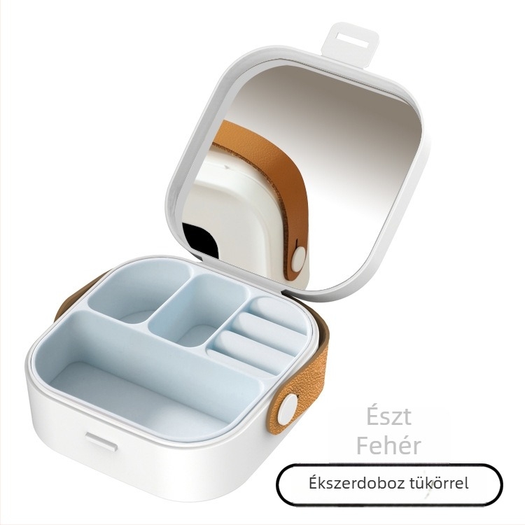 Ékszerdoboz műanyagból, casual stílus, kemény kialakítás, modell YJ2023008