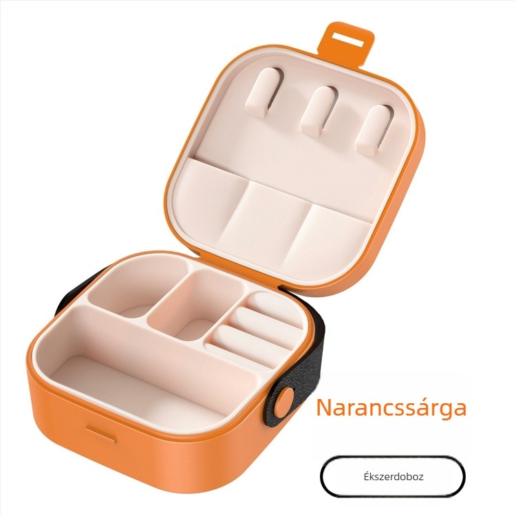 Ékszerdoboz műanyagból, casual stílus, kemény kialakítás, modell YJ2023008