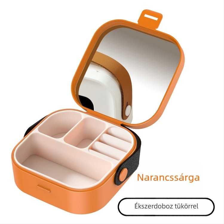 Ékszerdoboz műanyagból, casual stílus, kemény kialakítás, modell YJ2023008