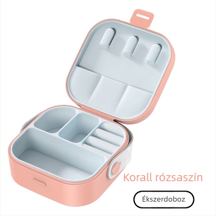 Ékszerdoboz műanyagból, casual stílus, kemény kialakítás, modell YJ2023008