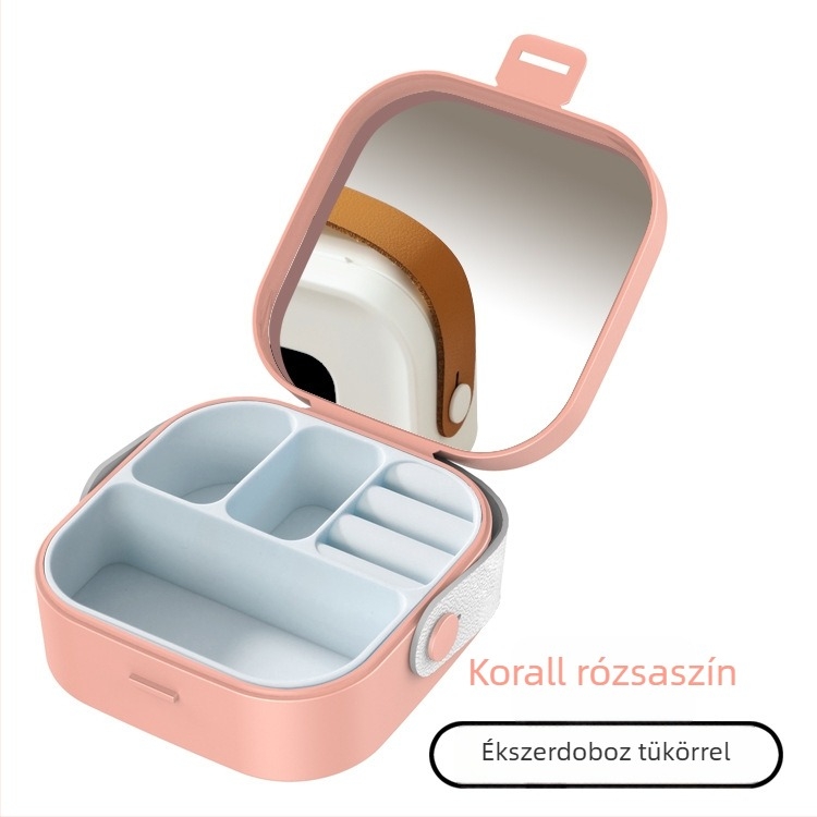 Ékszerdoboz műanyagból, casual stílus, kemény kialakítás, modell YJ2023008