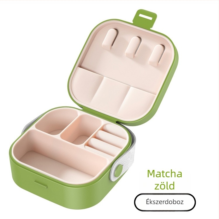 Ékszerdoboz műanyagból, casual stílus, kemény kialakítás, modell YJ2023008