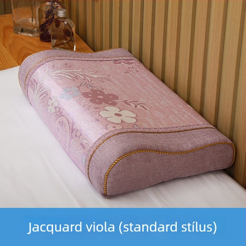 Pamut párnahuzat, egyszerű szövésű, reaktív festéssel, modern minimalista stílus.