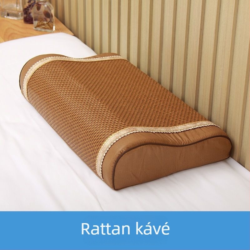 Pamut párnahuzat, egyszerű szövésű, reaktív festéssel, modern minimalista stílus.