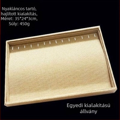 12 rekeszes fém ékszertároló – gyűrűk, nyakláncok, karkötők és medálok számára, művészi stílus, eredet: Jilin, 2025 tavasz