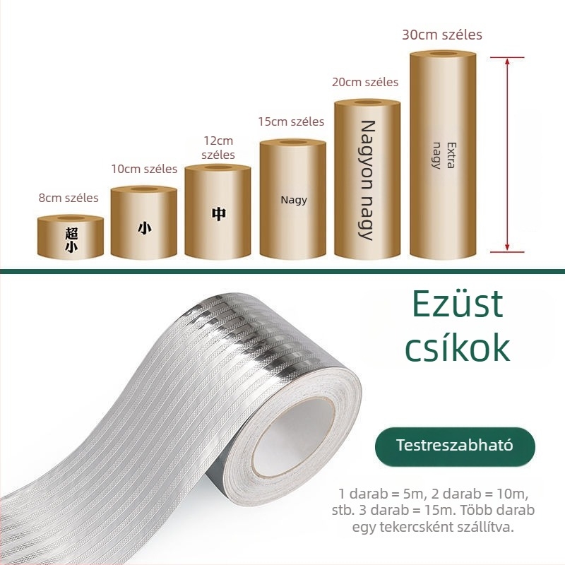 Egyszínű dekoratív, öntapadós és vízálló falidekor csempékre, falakra, párkányokra és ajtókeretekhez