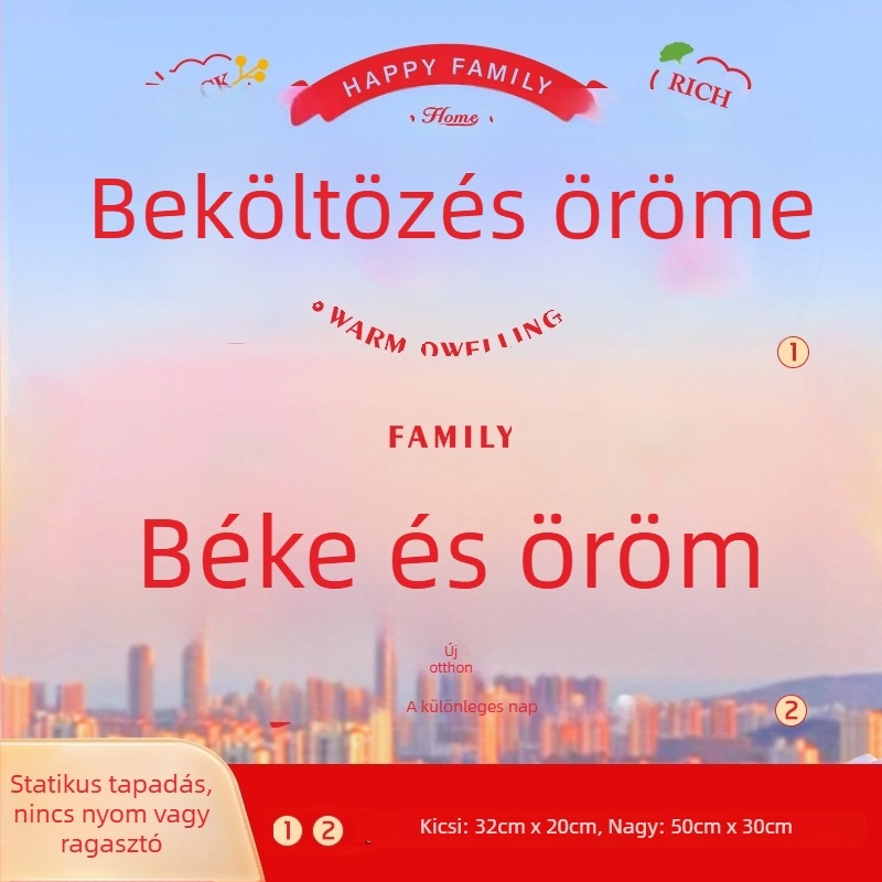 Elektrostatikus üvegablak matricák új otthonhoz – modern minimál stílusú tükrös faldekor a nappaliba