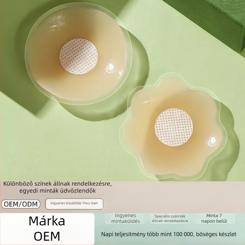 Láthatatlan szilikon mellpadok kis mellekhez, push-up hatás, átlátszó melltartó betét