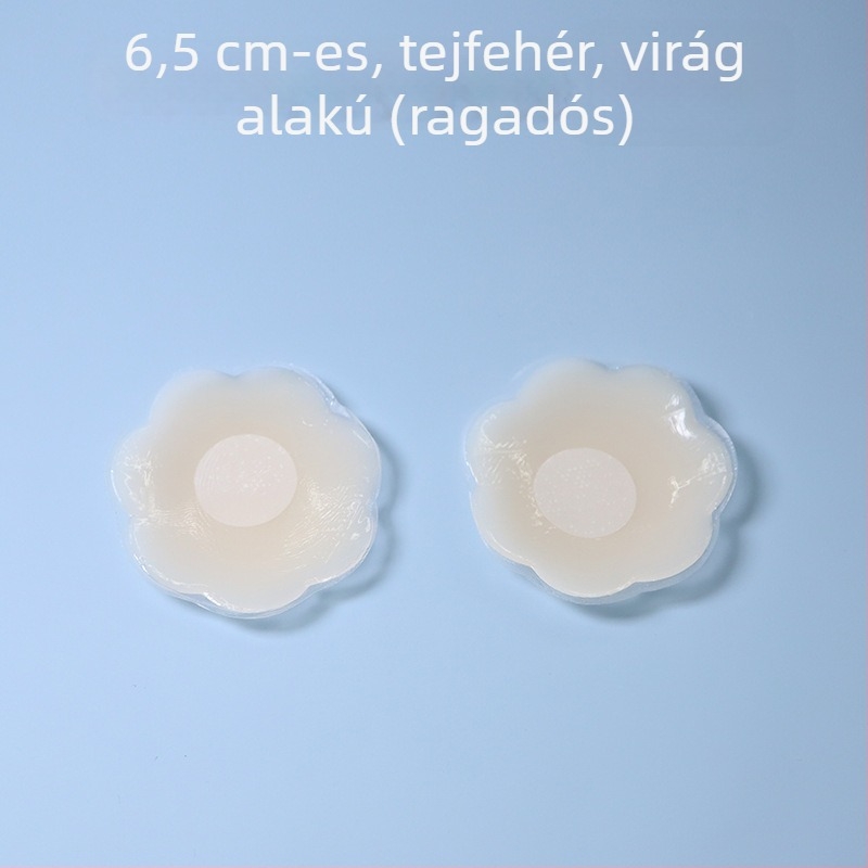 Láthatatlan szilikon mellpadok kis mellekhez, push-up hatás, átlátszó melltartó betét